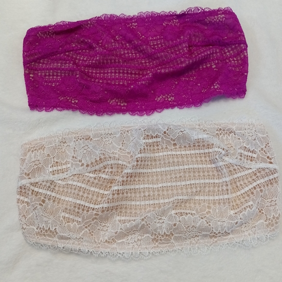 Free People Other - Free People Bandeau Bra Scalloped Lace